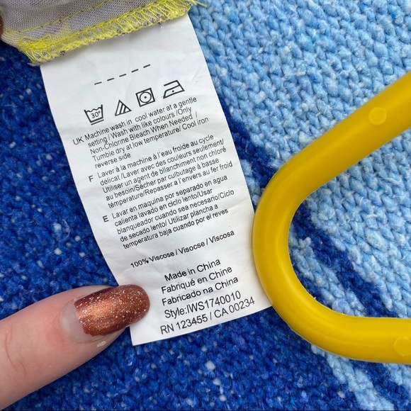 IMNYC Purple Yellow Floral Off the Shoulder Dress - Picture 4 of 4